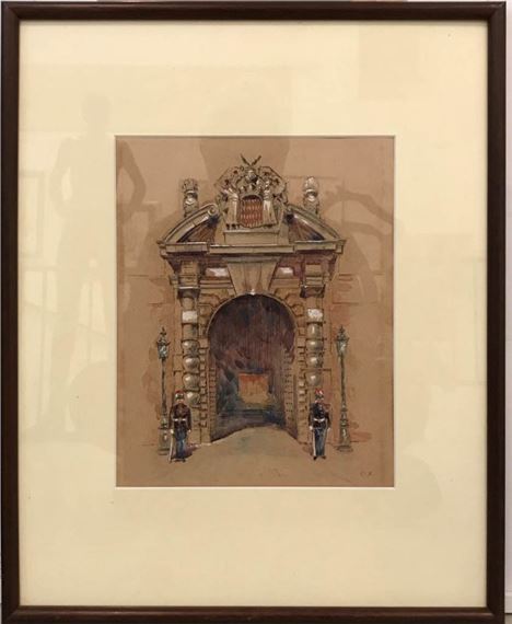 Charles Roux | Porte d’entrée du Palais princier de Monaco (1930 ...