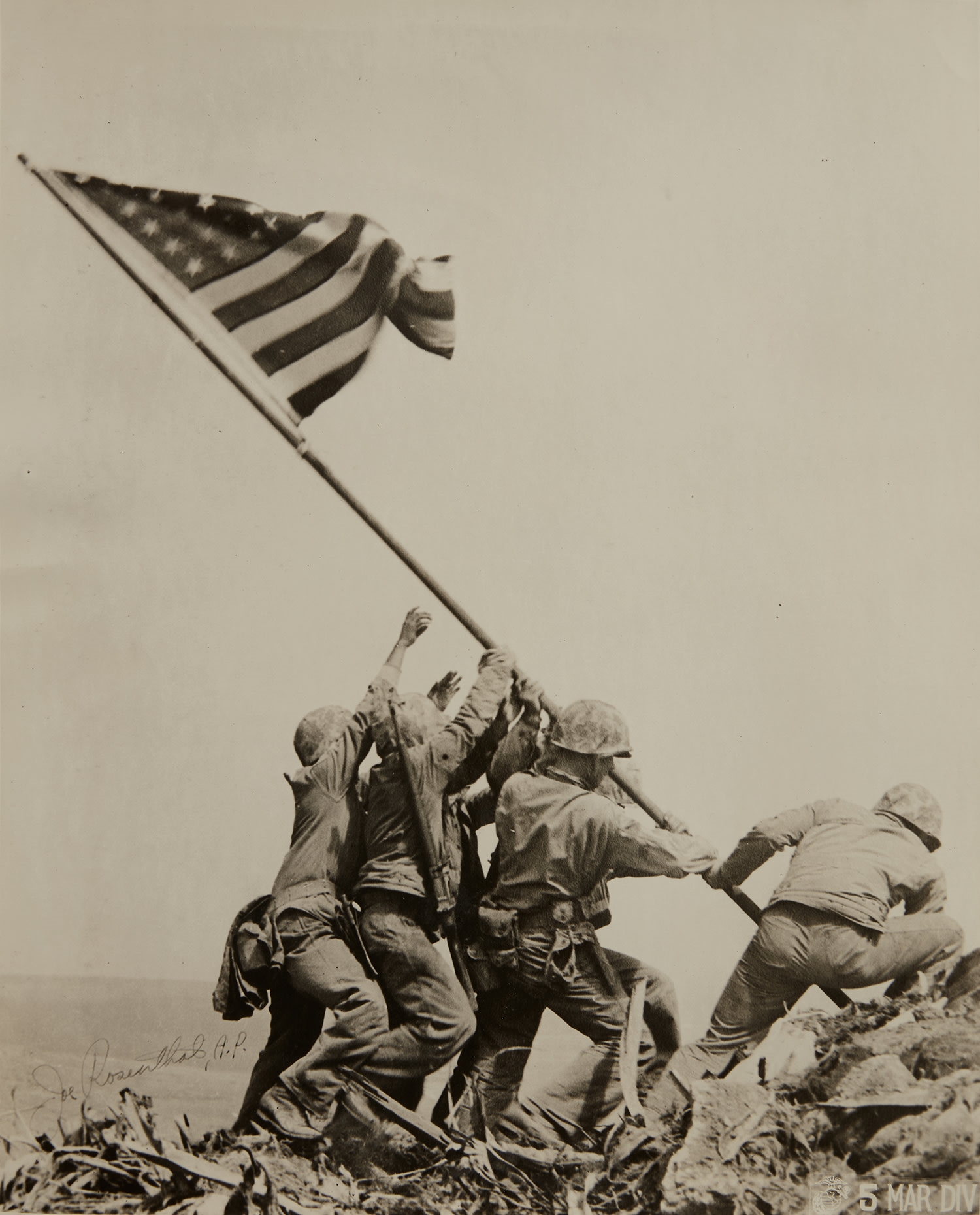 Flag Raising on Iwo Jima - Joe Rosenthal