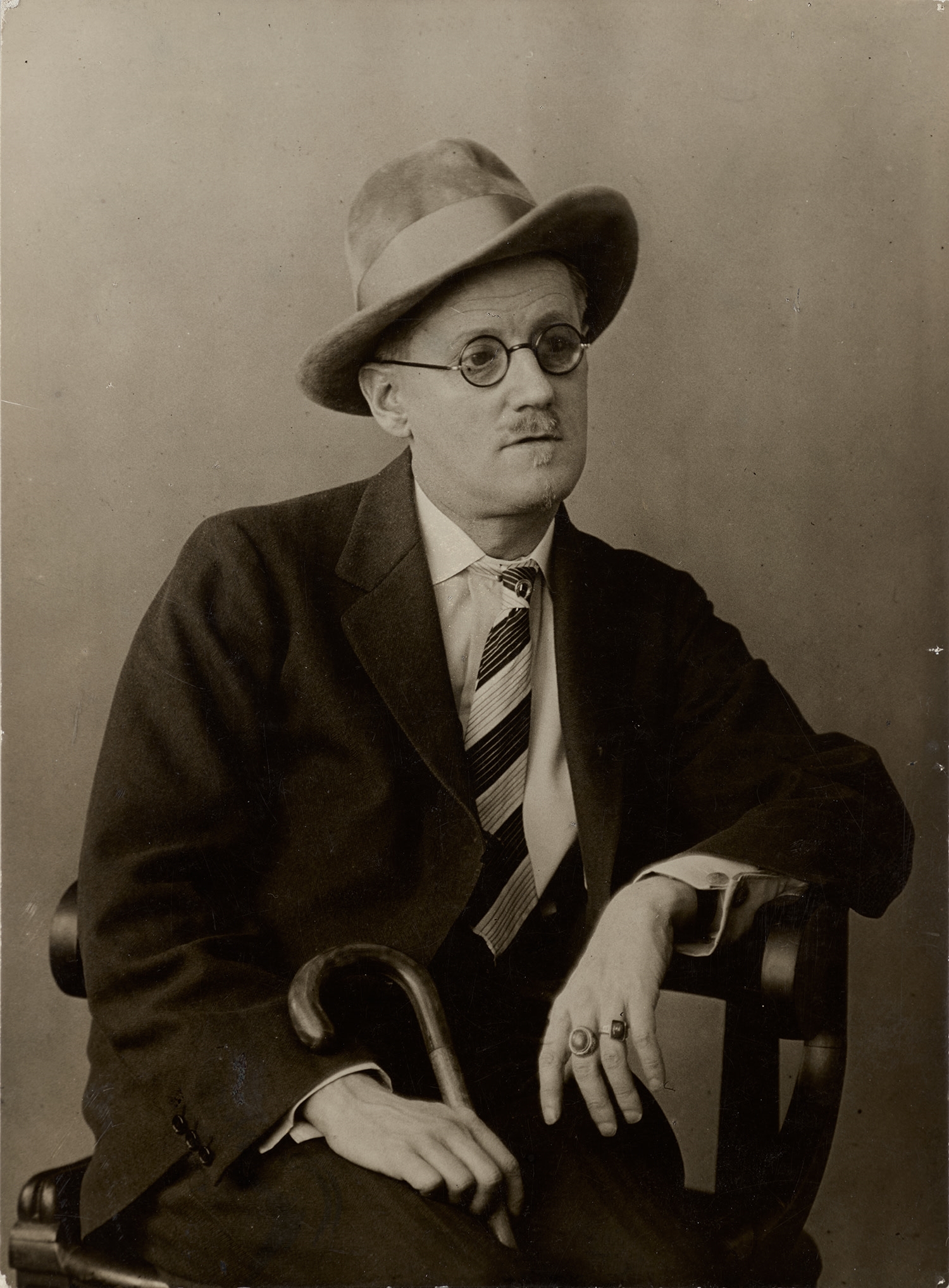 James Joyce by Berenice Abbott, 1928