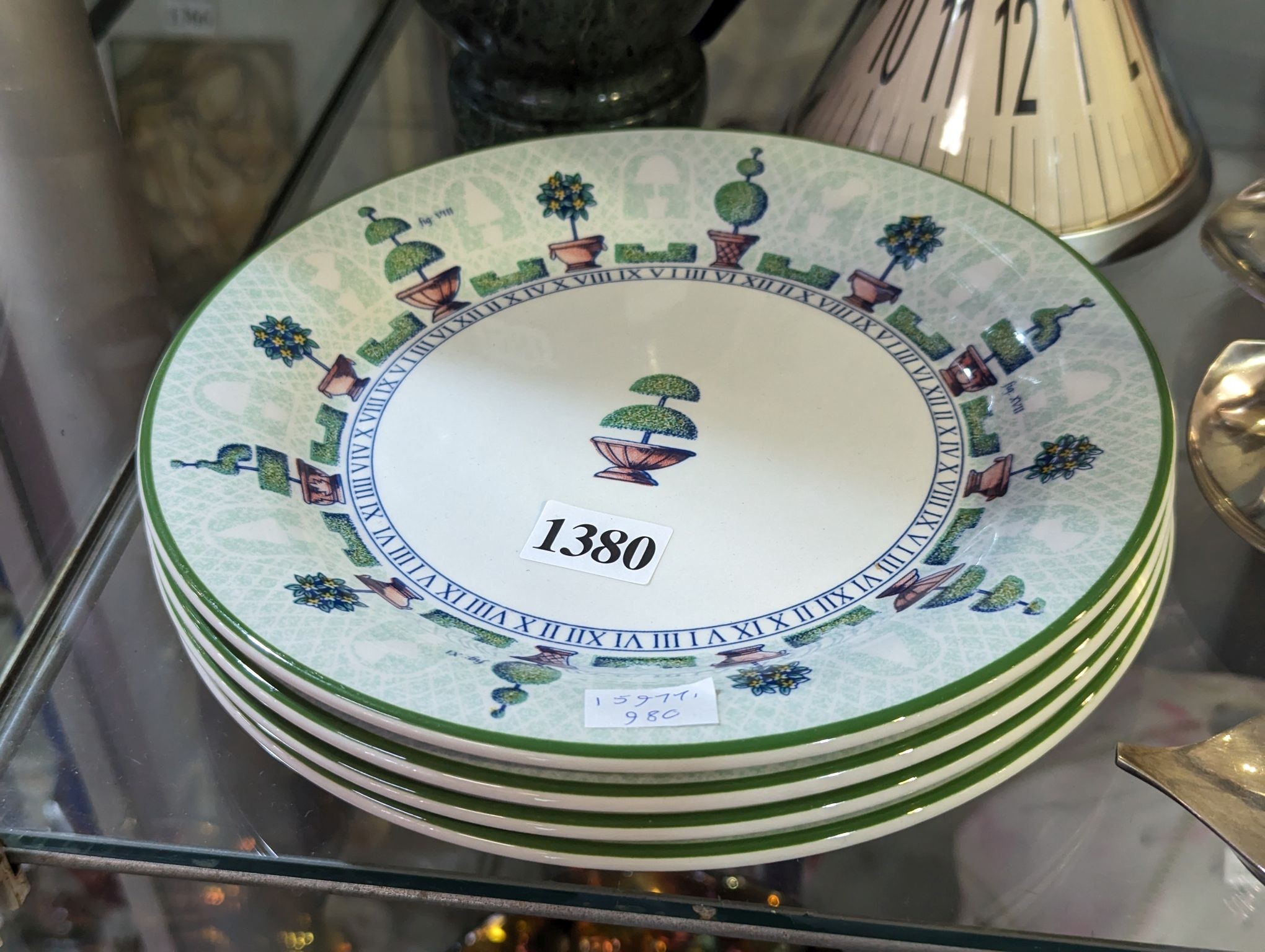 Unknown | STAFFORDSHIRE TOPIARY PLATES | MutualArt