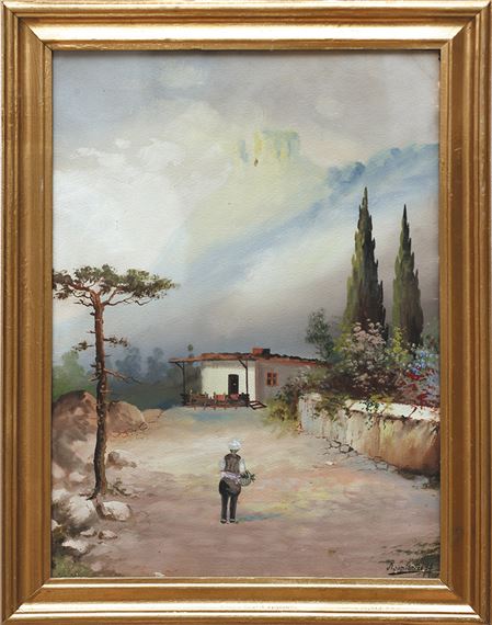 Pejzaž sa primorja by Boris Rumjancev