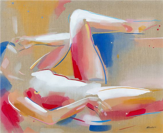 Disappearing in carmine by Natalia Fundowicz, 2023