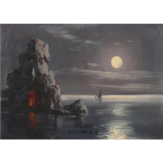 Peyzaj by Hoca Ali Rıza