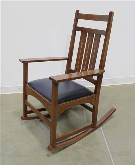 Harvey Ellis | STICKLEY ROCKING CHAIR | MutualArt
