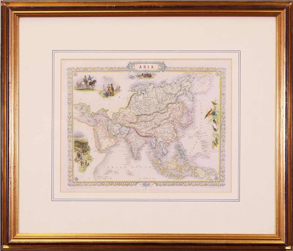 MAP by John Tallis, mid-19th century