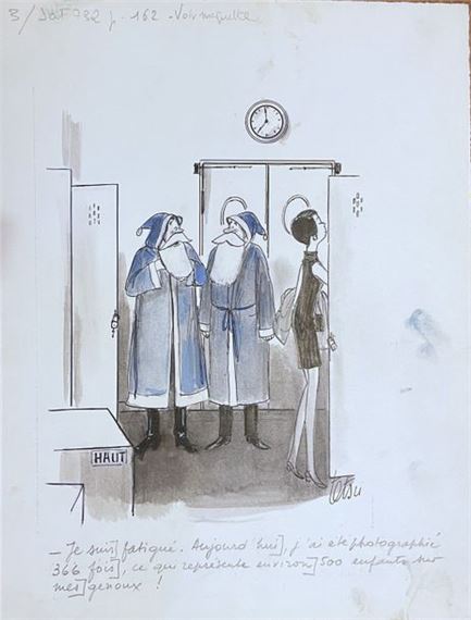 Roger Testu | TESTU, Roger TESTU (1913-2008) Original Drawing - Ink and ...