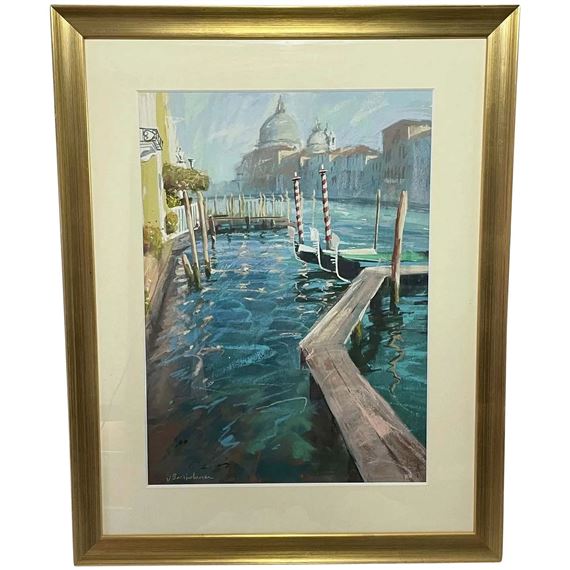 THE GRAND CANAL & SAN SALUTE" PAINTING - James Bartholomew
