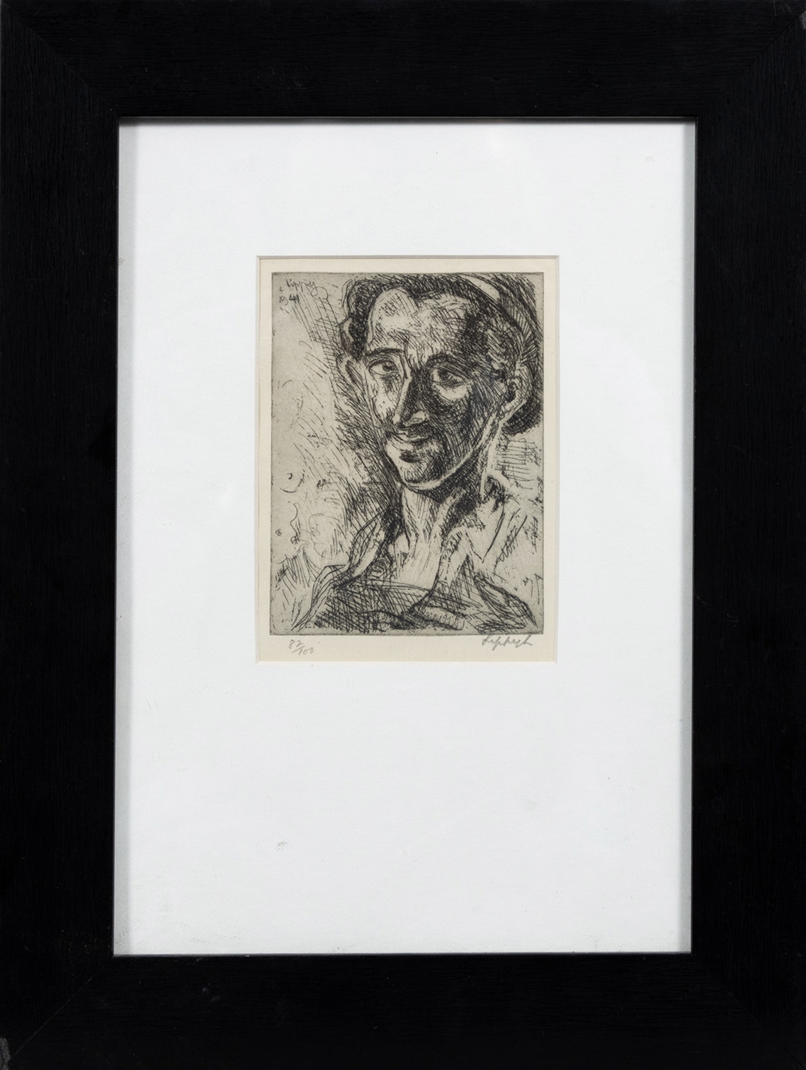 Lippy Lipshitz | self portrait (1941) | MutualArt