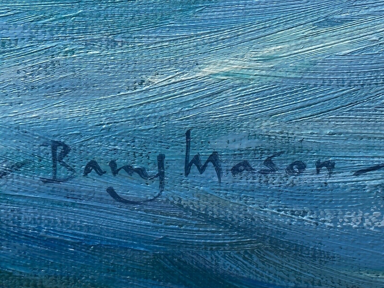 Artwork by Barry Mason, HMS MARS & HMS BELLEISLE OIL PAINTING, Made of OIL PAINTING