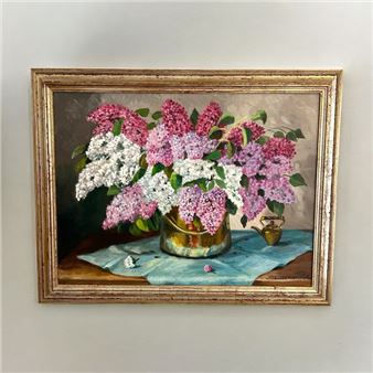 VANDER VELDE Still life with flowers - J. van de Velde