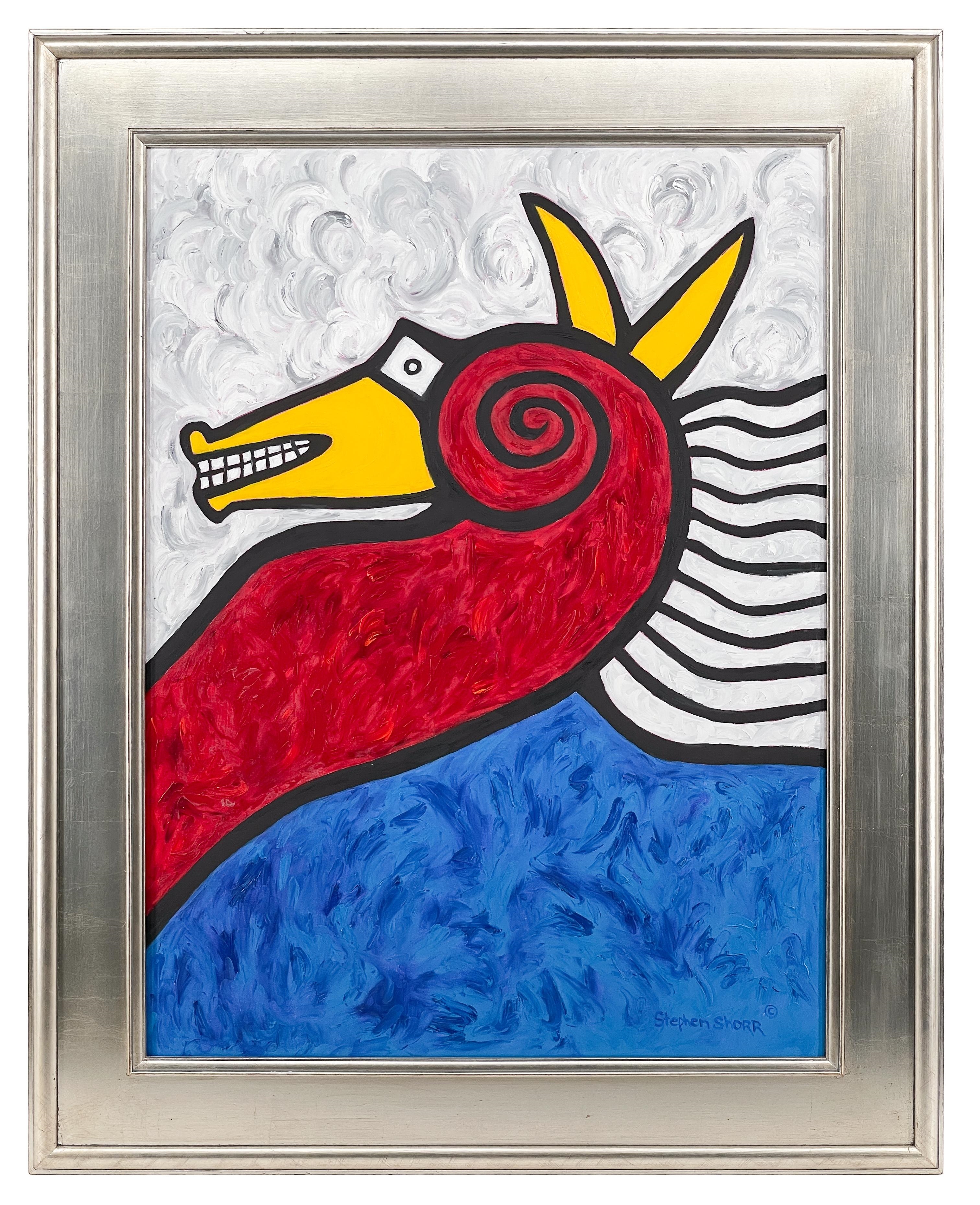 Stephen Shorr (1946-2022) "The Sea Horse" Oil on Canvas - Stephen Shore