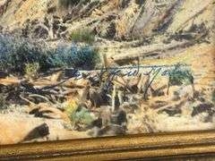 Artwork by Fred Martin, Southwest America, Made of Hand Colored Photograph