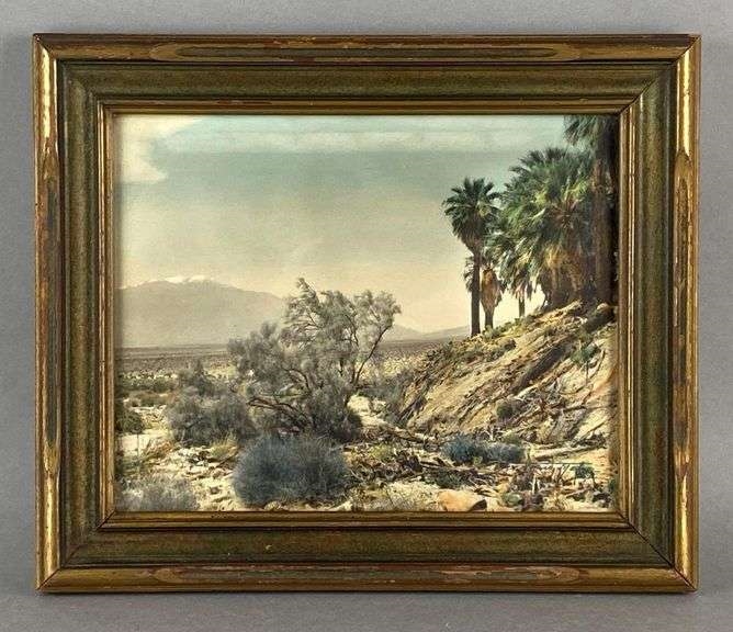 Artwork by Fred Martin, Southwest America, Made of Hand Colored Photograph