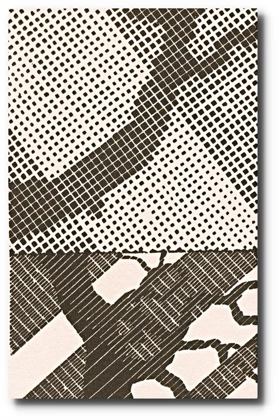 Artwork by Jindřich Růžička, ճշ, Made of linocut