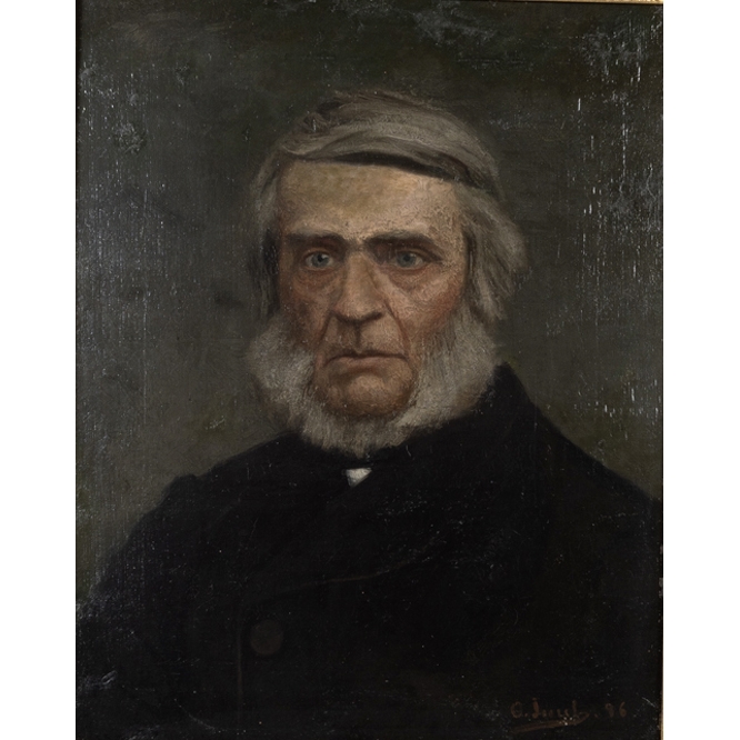 Ole Juul | Portrait of Priest (1896) | MutualArt