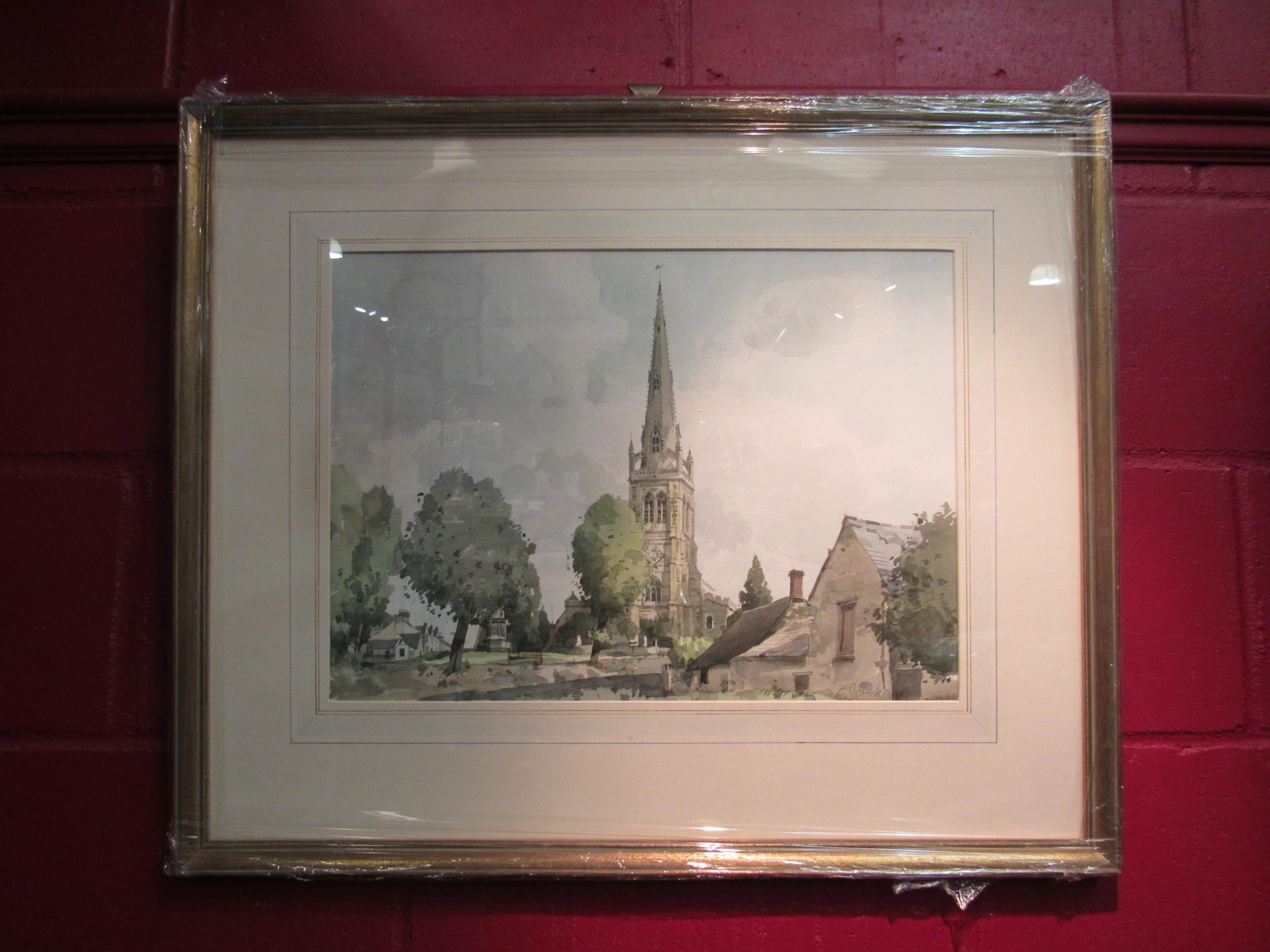 Church and environs - Stanley Orchart