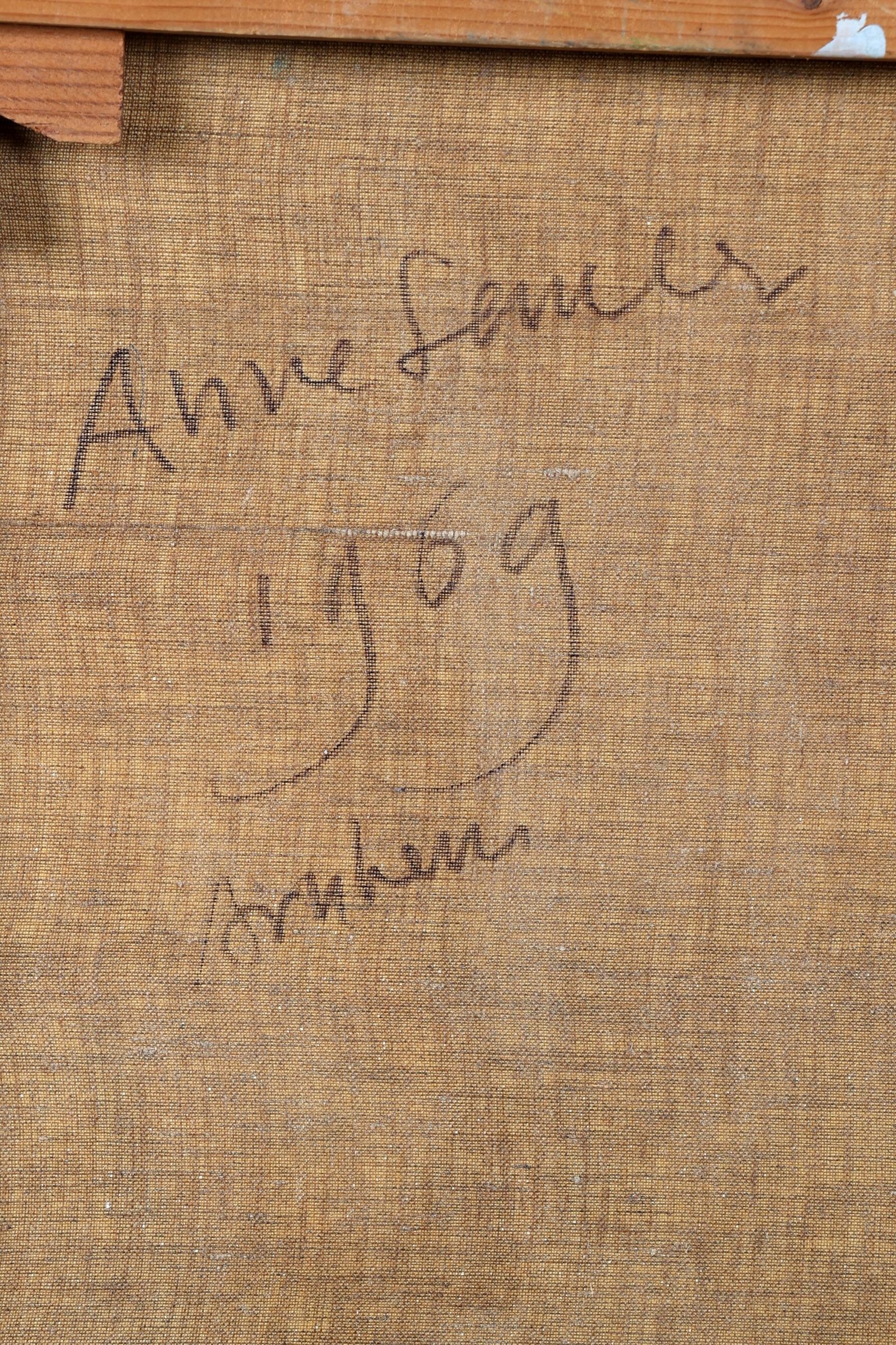 Artwork by Anne Semler, olieverf op doek, Made of oil on canvas