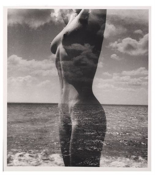 TWO PHOTOMONTAGES AND 2 NUDE PHOTOGRAPHS