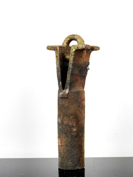 Artwork by Claudine Monchaussé, - La Borne: Totem, Made of Stoneware