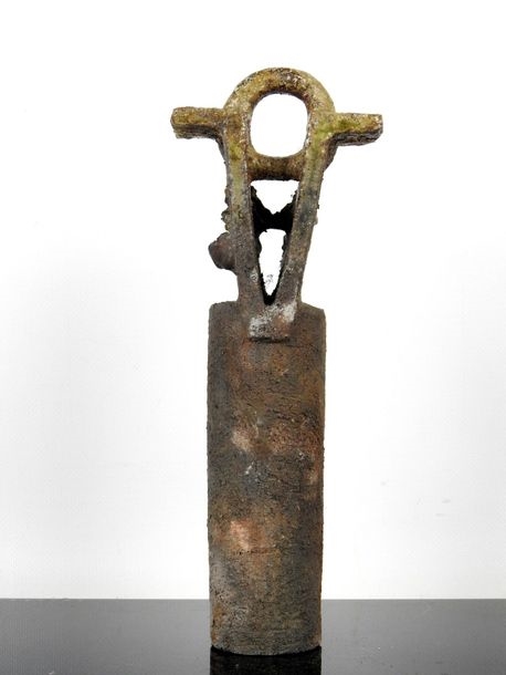 Artwork by Claudine Monchaussé, - La Borne: Totem, Made of Stoneware