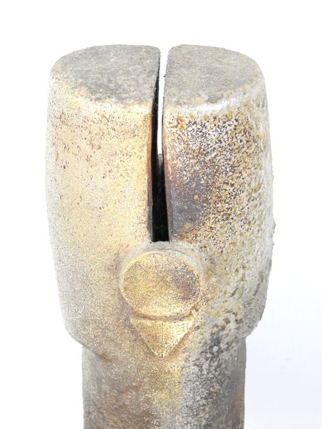 Artwork by Claudine Monchaussé, - La Borne: Important Totem, Made of Stoneware