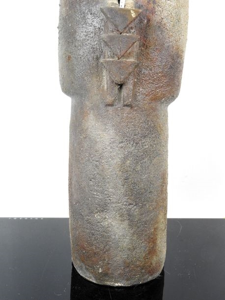 Artwork by Claudine Monchaussé, - La Borne: Important Totem, Made of Stoneware