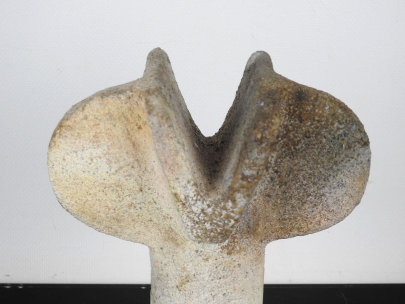 Artwork by Claudine Monchaussé, - La Borne: Totem, Made of Sandstone