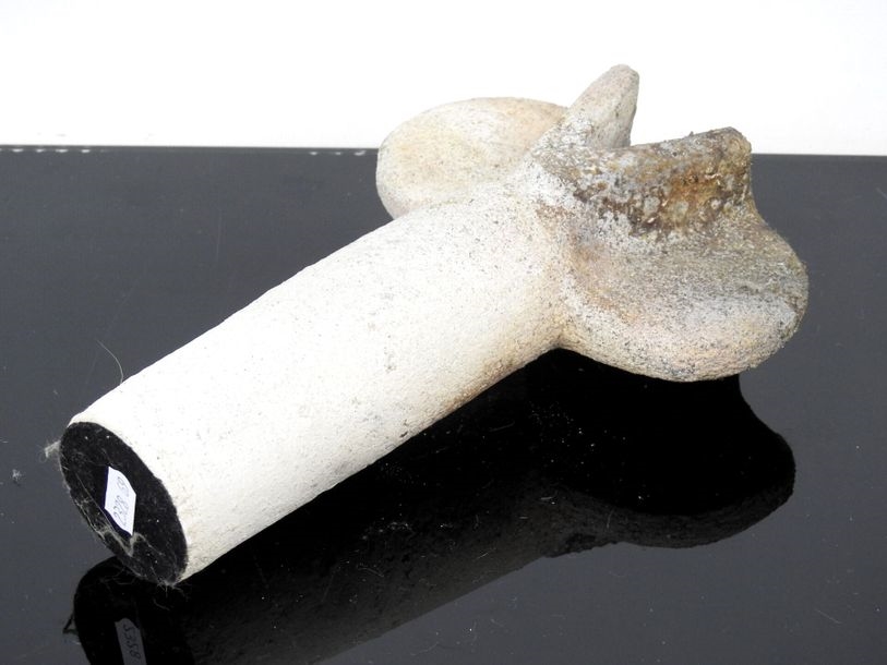 Artwork by Claudine Monchaussé, - La Borne: Totem, Made of Sandstone