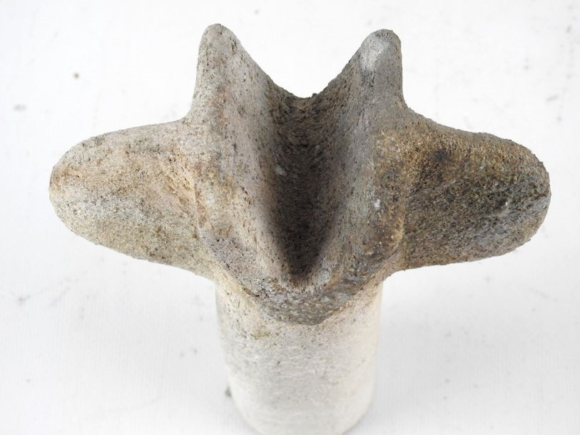 Artwork by Claudine Monchaussé, - La Borne: Totem, Made of Sandstone