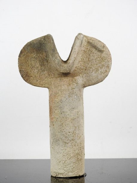 Artwork by Claudine Monchaussé, - La Borne: Totem, Made of Sandstone