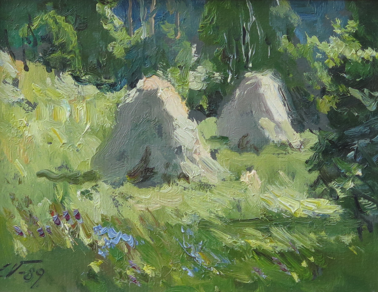 Edgar Vinters | Mežmalas pļava 1989 (1989) | MutualArt