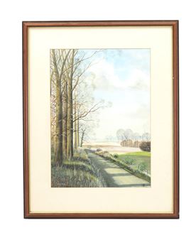 ALEX SCHOFIELD, A 20TH CENTURY WATERCOLOUR - Alex Schofield