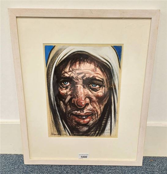 Self portrait by Peter Howson, 2004