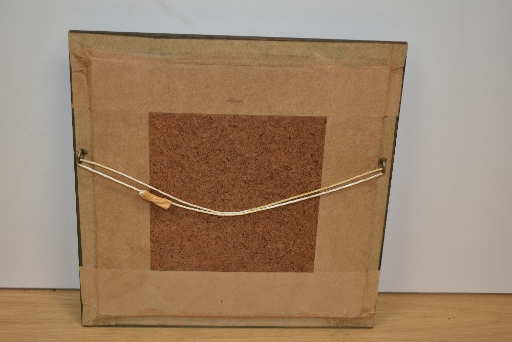 Artwork by A. Miles, 19th Century School, 'June', a glazed Wedgwood tile, from the series 'Months of the Year, Made of tile