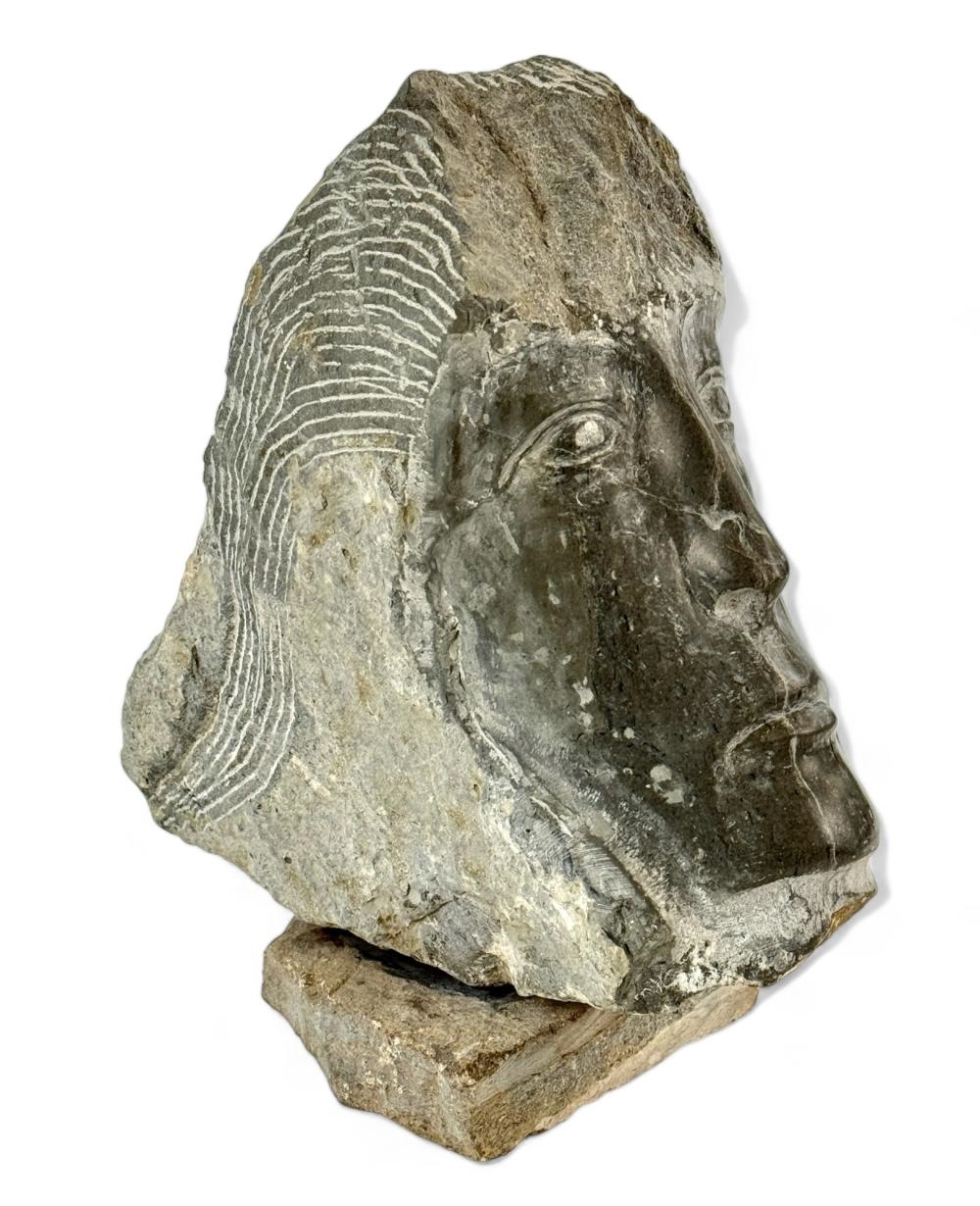 Artwork by Charles Gordon Cutler, Stone Bust Attributed to Charles Gordon Cutler, Made of Stone
