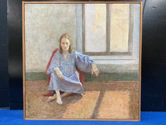 Artwork by Kevin Mayer, Kevin Mayer Oil Portrait of a Woman, Made of oil on canvas