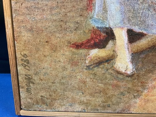 Artwork by Kevin Mayer, Kevin Mayer Oil Portrait of a Woman, Made of oil on canvas