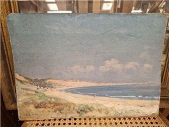 JOHN HAY, SHORE SCENE, OILS, SIGNED LOWER RIGHT - John Hay