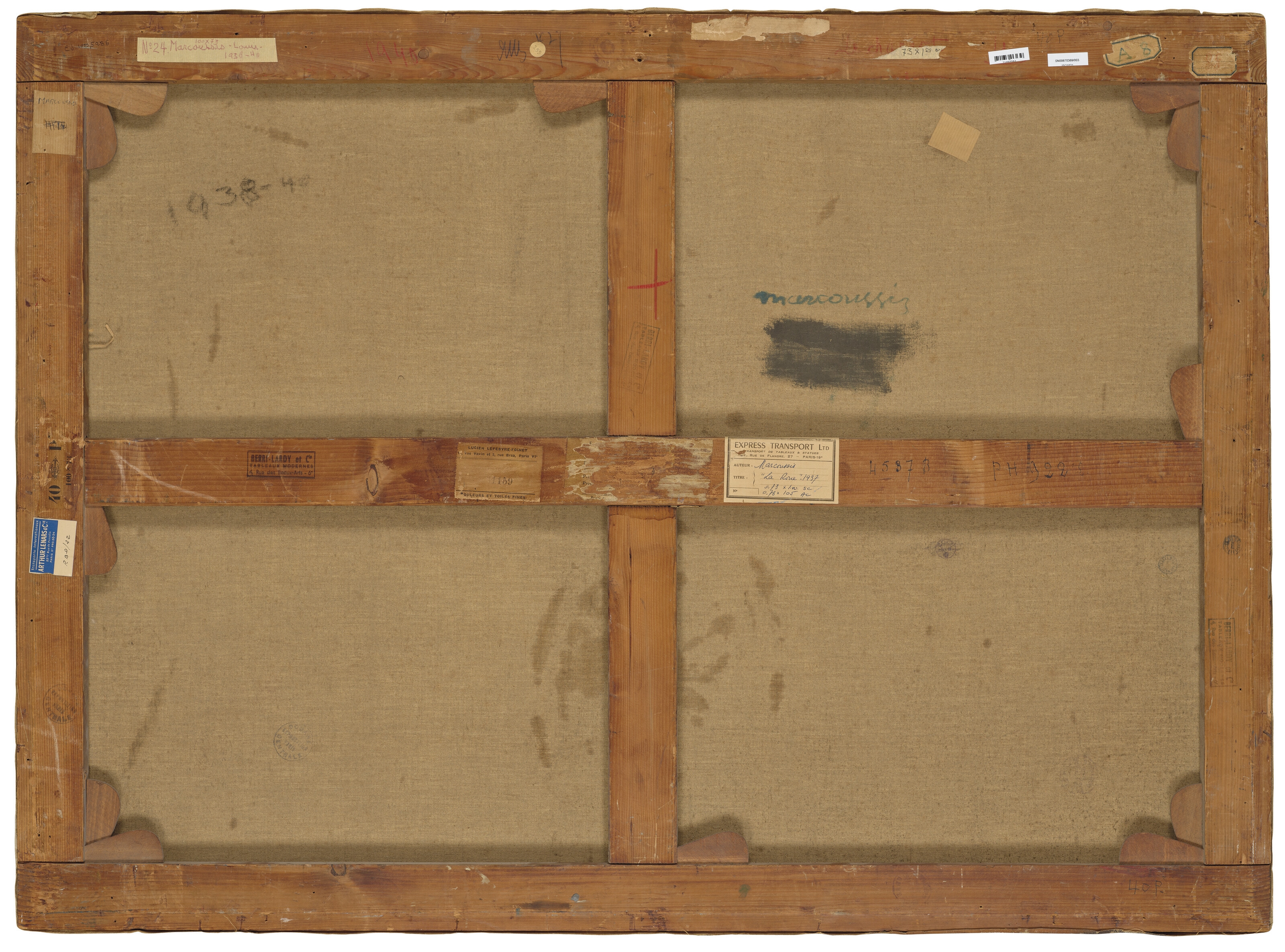 Artwork by Louis Marcoussis, La Roue, Made of oil on canvas