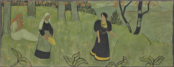 Promenade du Dimanche (Robe Noire by Paul Sérusier, 1894