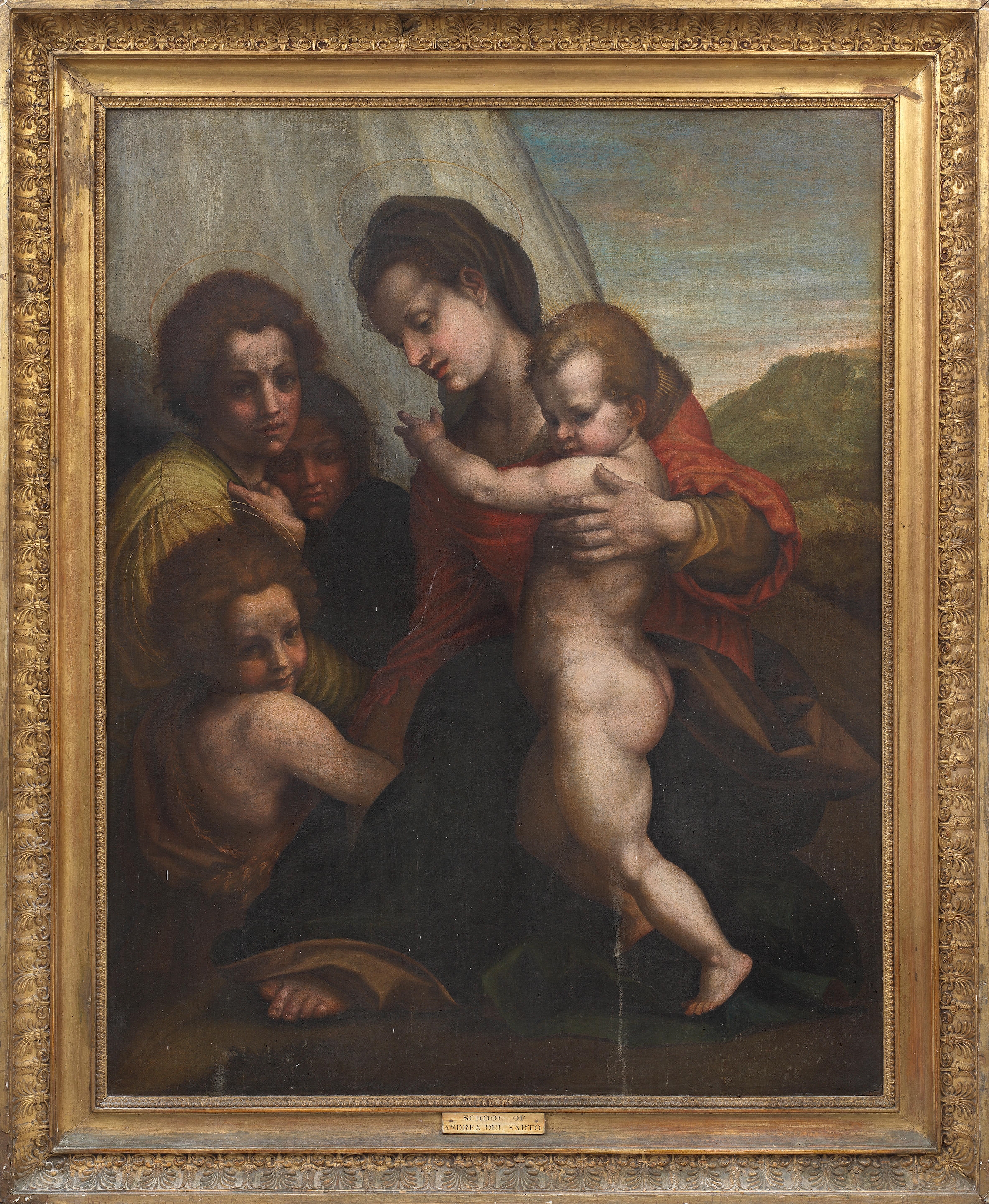 Andrea del Sarto | The Madonna and Child with the Infant Saint John the ...