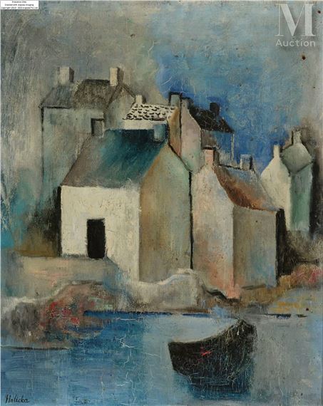 Alice Halicka | Maisons cubistes en Bretagne (Circa 1930) | MutualArt
