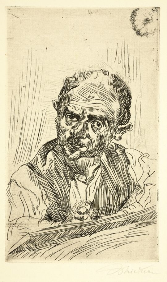 self-portrait , 1922 - Ludwig Meidner