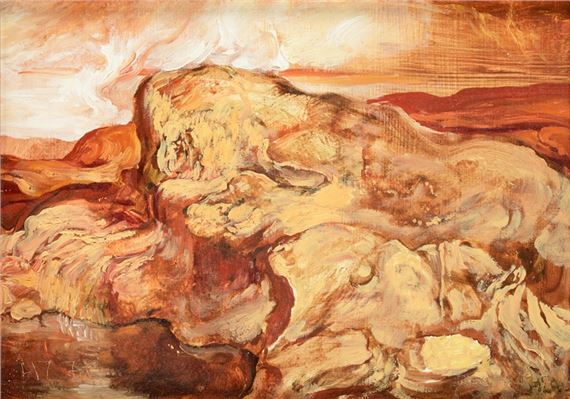 Caucasian Landscape by Heinz Zander, 1976