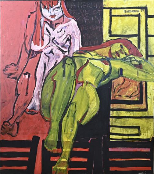 Twee karakters by Jan Willem Maronier, 1929