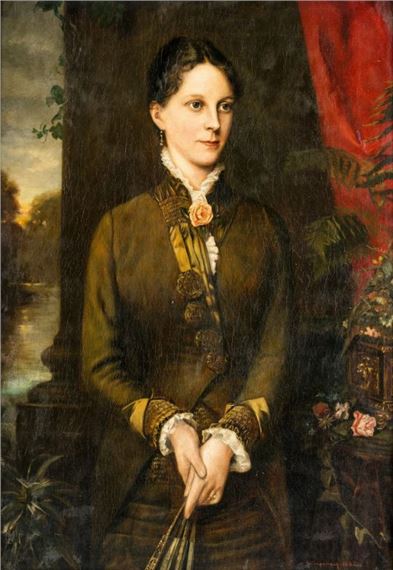 Studium an der Düsseldorfer Kunstakademie, Studienreisen nach Paris und Italien, auf Capri Bekanntschaft mit den Brüdern Hauptmann, Ateliereröffnung in München, Vorstandsmitglied der Münchner Kunstgenossenschaft by Max Nonnenbruch, 1882