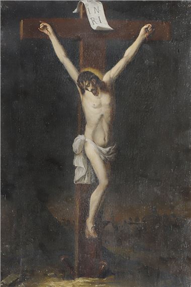 Dutch School, 17th Century | Jesus Christus am Kreuz auf Golgatha ...