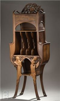 Score cabinet in  of two young women - René Defland
