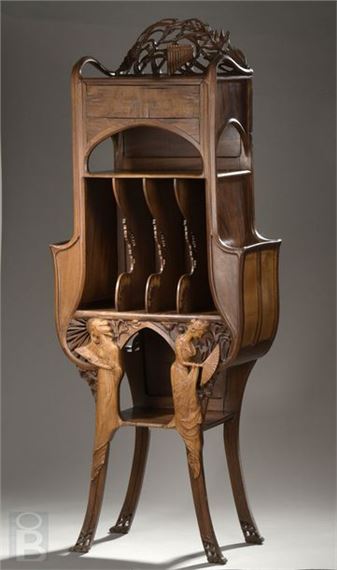 Score cabinet in  of two young women - René Defland