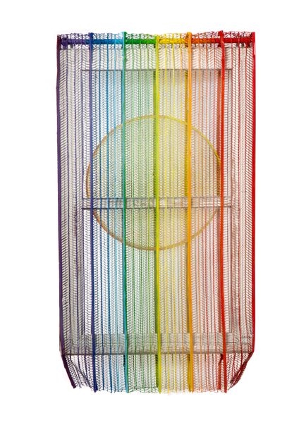 Artwork by Franck Scurti, Metal and mixed media sculpture, Made of sculpture